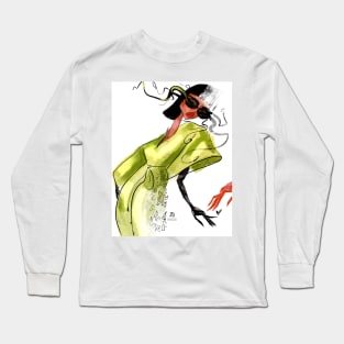 Green dress Long Sleeve T-Shirt